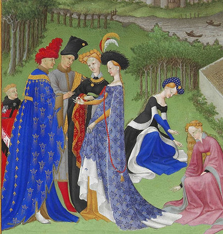 A wedding during the Middle Ages